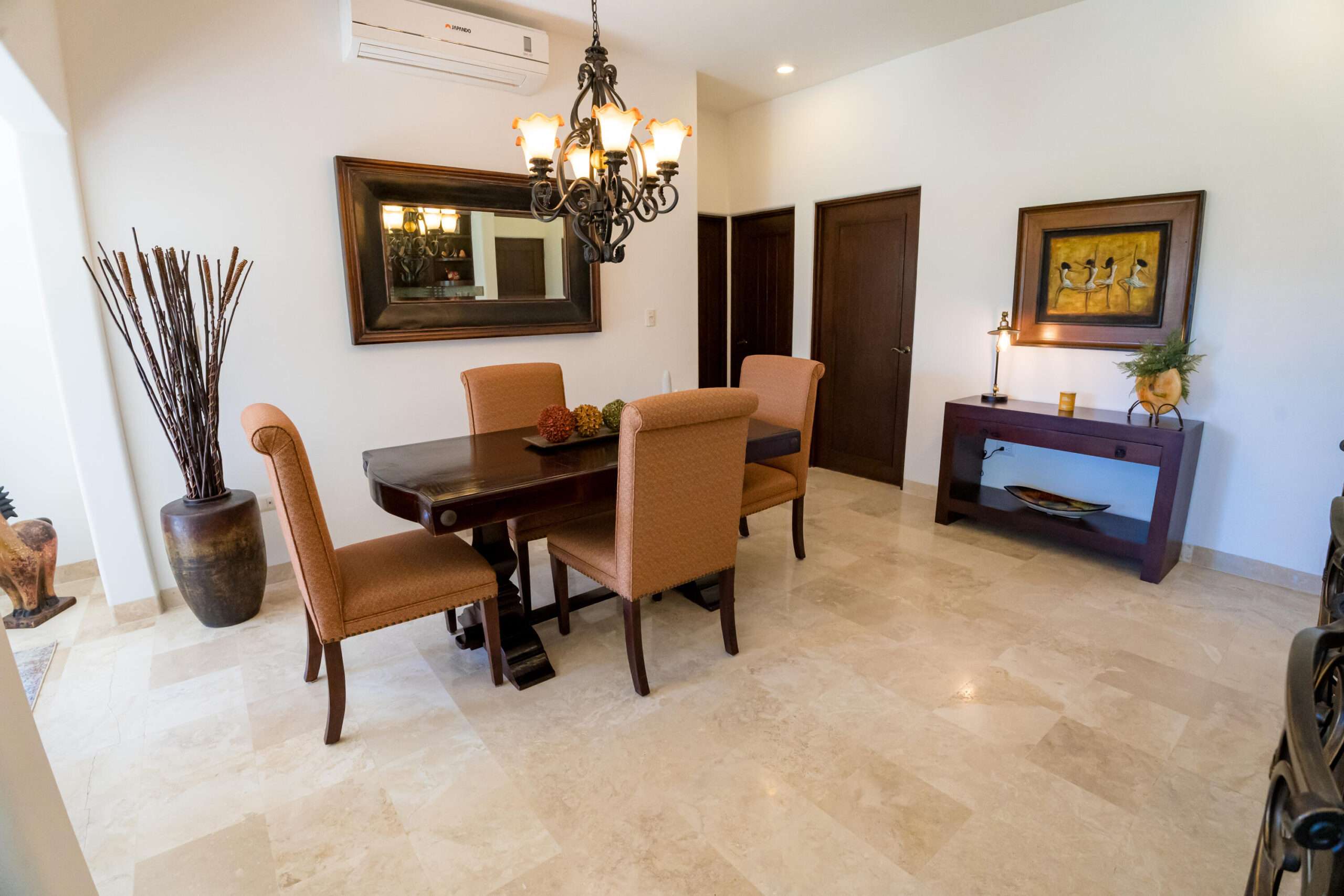 Los Cabos Ventanas Beautiful 2-Bedroom Condo, Welcome to this charming and fully furnished 2-bedroom, 2-bathroom condo, ideally located in the highly community of Ventanas Phase 1 in El Tezal. Just minutes from plazas, restaurants, Costco, and only 5 minutes to Downtown Cabo and Medano Beach, this home offers the perfect blend of comfort and convenience.Situated on the first floor, this condo features a spacious outdoor BBQ area and a beautifully maintained private garden, perfect for entertaining friends and family or simply relaxing in your own peaceful oasis.This unique property has been thoughtfully upgraded with, New propane gas tank, Updated showers, Water purification system,Move-in ready and fully equipped, Gym, club house, Deli, kids playground, amazing investment opportunity . for sale