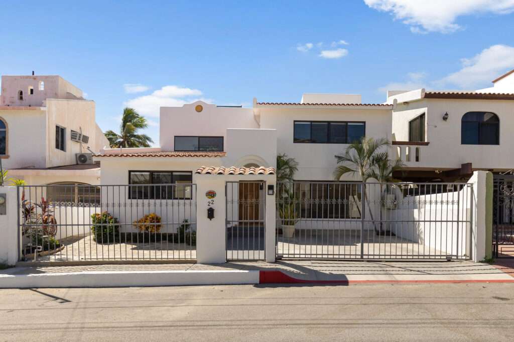 Los Cabos Magisterial Discover your perfect blend of comfort, space, and convenience in this charming 4-bedroom, 3-bath family home in the residential community of Magisterial located just minutes to shopping, the transpeninsular highway and downtown San José del Cabo. Whether you are starting a family, working from home, or simply wanting room to grow, this home offers a warm and flexible layout to fit your lifestyle.Step inside to find a partially furnished bright and airy living space that flows easily from the living room to the kitchen. A rare separate dining area with bar and fridge is steps from the kitchen and perfect for casual meals or hosting friends. A guest bedroom or perhaps a home office is down the hall on this level with a access to a full bath. Upstairs the master suite offers privacy featuring an ensuite bath, while the two other upstairs guest rooms share a full bathideal for family or visiting guests. Outside, enjoy a private backyard for weekend barbecues and pets, plus a ample and covered storage area for tools, gear and laundry. Count on gated parking for two small vehicles in the front with an electric opener for added convenience.Thoughtfully updated throughout, this home includes new AC units in every room, modern lighting and bathroom fixtures, refreshed cabinetry, updated electrical wiring, and moreso you can move right in and start living.Perfect for a growing family or professionals who value space, comfort, and proximity to everything San José del Cabo has to offer. NO HOA payments making this a solid investment with low monthly carrying costs. for sale