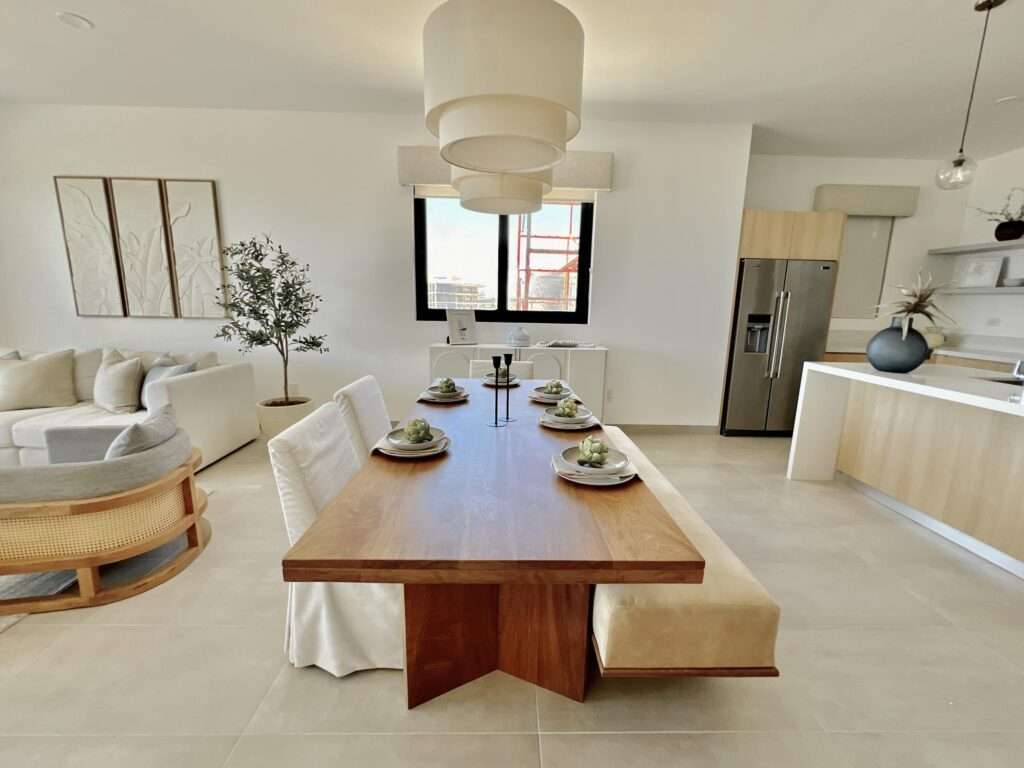 Los Cabos Tramonti Paradiso This exceptional corner residence offers 3 spacious bedrooms and 3.5 bathrooms, filled with natural light and designed with elegance in every detail. Enjoy both a private garden and a relaxing terrace, creating the ideal indoor-outdoor lifestyle.The home showcases luxury finishes such as parota and rosewood carpentry, tempered glass, and quartz kitchen counters, paired with double vanities in the primary bathroom, expansive closets, and a dedicated laundry area. It's all the comfort of a family home, thoughtfully integrated into a luxury condominium.As part of the prestigious Quivira Los Cabos community, you'll enjoy exclusive privileges including 20% off at all Pueblo Bonito resorts, spas, and restaurants across Mexico and Los Cabos. Tramonti Paradiso count with access to world-class on-site amenities (pickeball, paddel, deli market, semi olimpic pool, co-working, gym with crossfit area etc).With flexible financing, you can reserve with just 10% down, pay up to 50% during construction, the balance shall be cover at delivery in 2027, ensuring a guaranteed appreciation on your investment.Luxury. Comfort. Lifestyle. All waiting for you at Quivira Los Cabos. – 3 BD Salomon de la Cruz, Cabo Corridor, BS