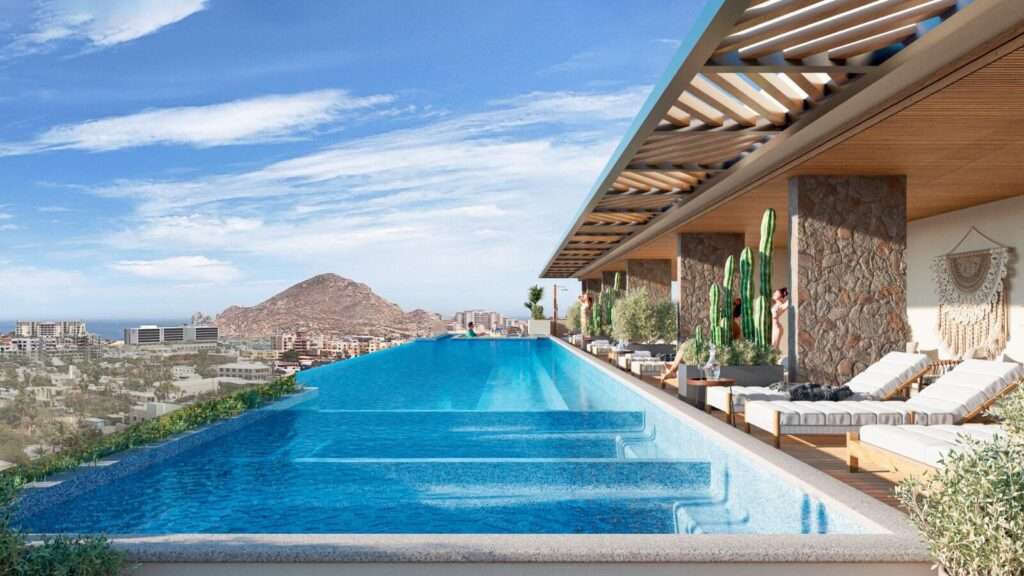 Los Cabos Terra 192 Discover Terra 192, an exclusive residential development currently in presale, located in the heart of Cabo San Lucas, just 300 meters from downtown. This boutique project offers 48 luxury condos with modern design and top-tier amenities, making it an ideal investment opportunity or personal retreat.Condo Features: • Studio • 1 full bathrooms • kitchens with quartz countertops • Mini-split air conditioning units • Built-in closets included • Units ranging from 64.35 mt2Development Amenities: • Rooftop infinity pool with lounge area • Fully equipped gym • Pool bar and hammock area • Elevator for convenient access • Underground parking • Lobby with concierge service • 24/7 security and controlled access Pricing & Delive Discover Terra 192, an exclusive residential development currently in presale, located in the heart of Cabo San Lucas, just 300 meters from downtown. This boutique project offers 48 luxury condos with modern design and top-tier amenities, making it an ideal investment opportunity or personal retreat.Condo Features: " Studio " 1 full bathrooms " kitchens with quartz countertops " Mini-split air conditioning units " Built-in closets included " Units ranging from 64.35 mt2Development Amenities: " Rooftop infinity pool with lounge area " Fully equipped gym " Pool bar and hammock area " Elevator for convenient access " Underground parking " Lobby with concierge service " 24/7 security and controlled access üPricing & Delivery: " – De la laguna, Cabo San Lucas, BS