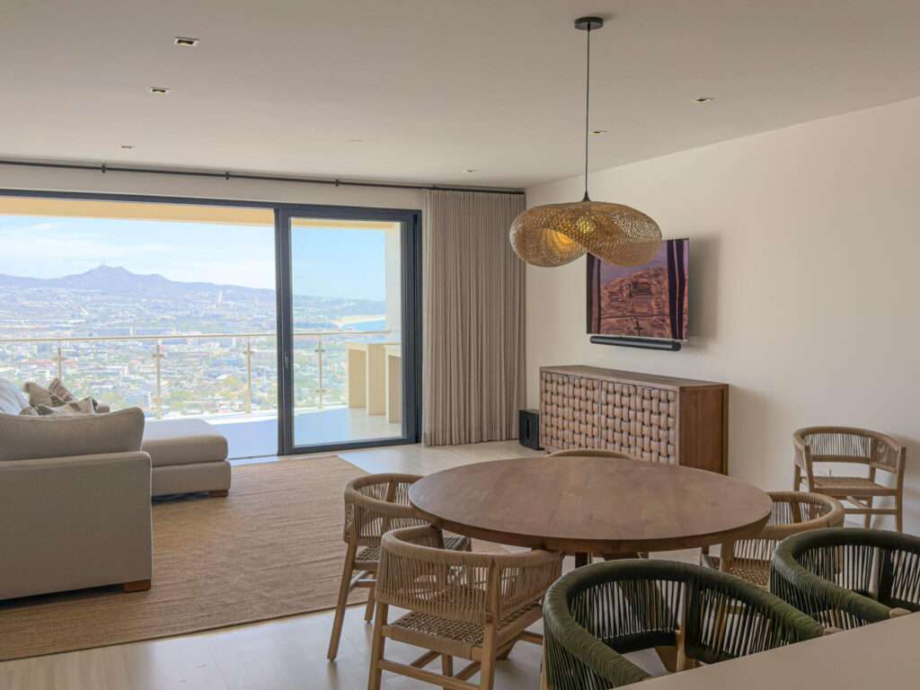 Los Cabos Monteluna Experience elevated living at Monteluna at Pedregal, an exclusive low-density community in Cabo San Lucas. Located on the seventh floor, this condominium is part of a recently completed building and has not been previously occupied, offering a fresh and move-in-ready residence. It features panoramic – De la Pedrera, Cabo San Lucas, BS