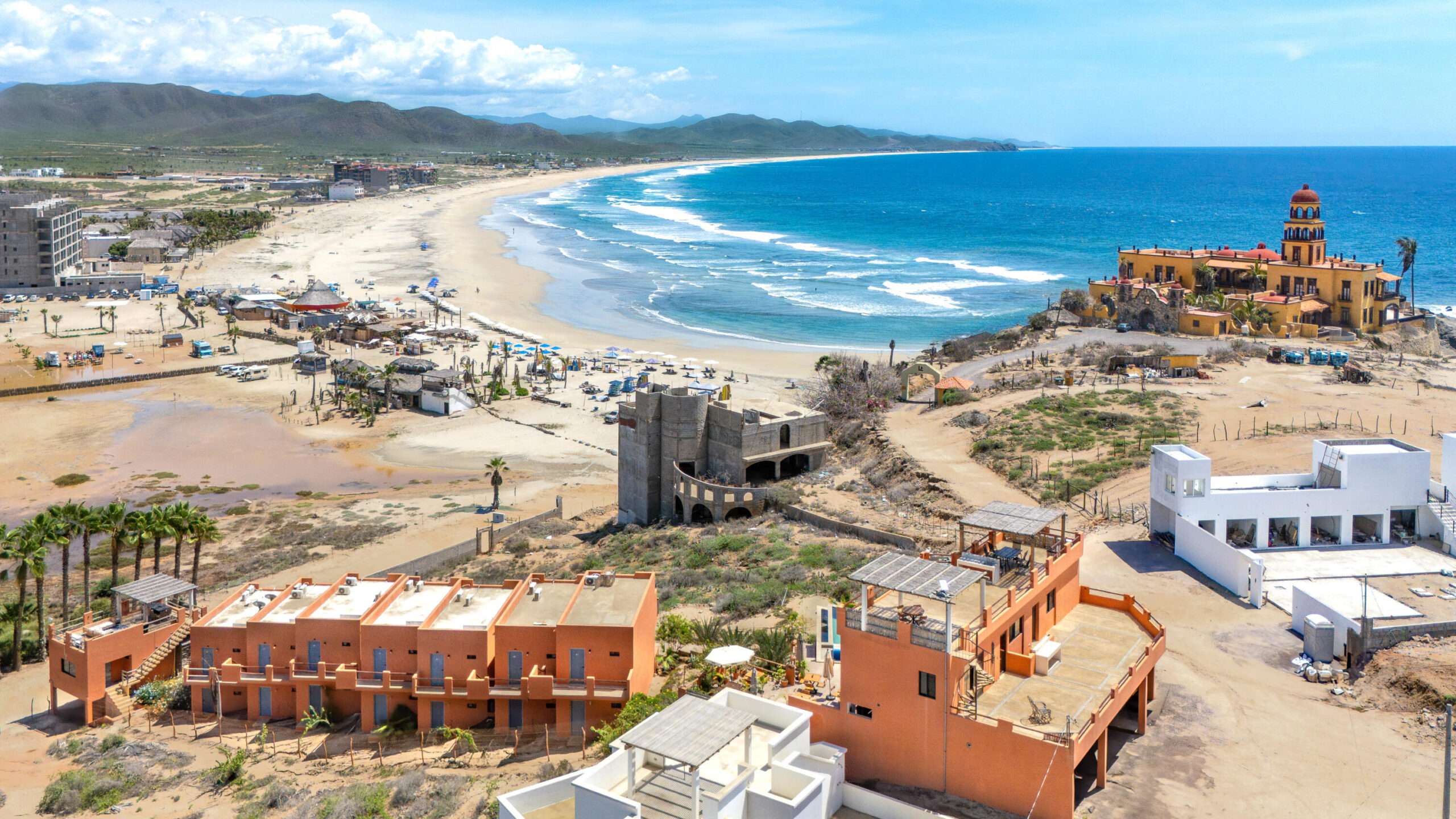 Los Cabos Desert Moon Experience the ultimate surf lifestyle in this fully furnished studio at Desert Moon, just steps from Cerritos Beach.This bright, second-floor unit features an open layout with natural light and direct ocean for sale