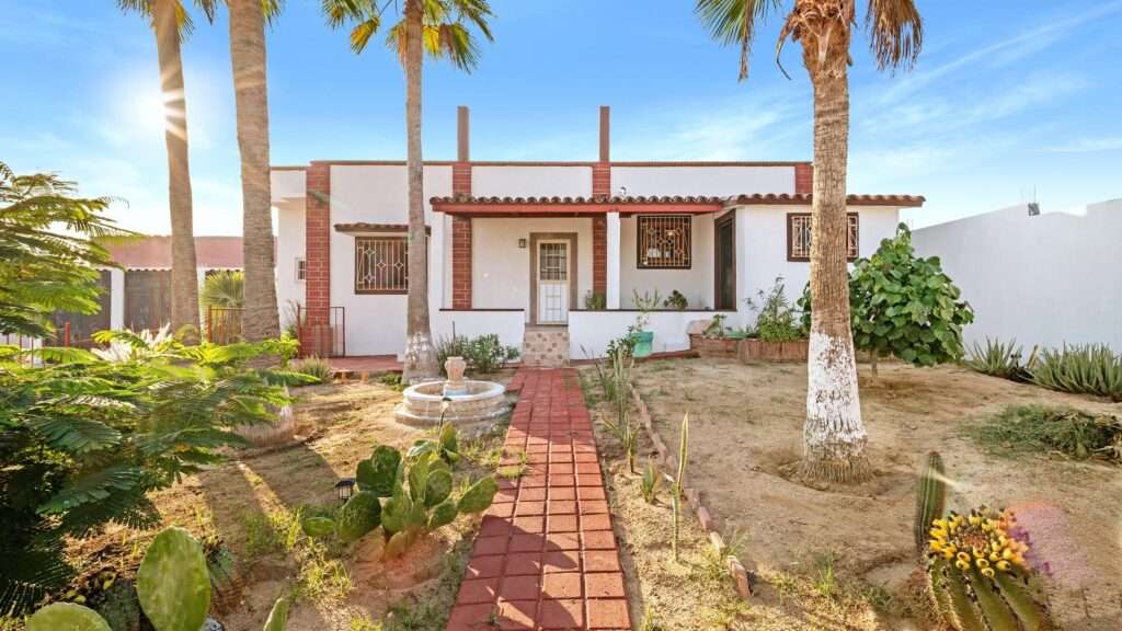 Los Cabos Lomas Del Pacifico If you're looking for a home that captures true Mexican charm, this is it. This 2-bedroom, 2-bath home plus office sits on a large 804 m² lot on the Pacific side of Cabo, where you'll enjoy the cool ocean breezes and relaxed coastal living. The home features warm, traditional finishes, open living spaces, and a spacious 3-car garage—perfect for vehicles, storage, or a workshop. The generous lot offers plenty of room to expand or create your dream outdoor retreat. Located in a peaceful area just minutes from the beach and downtown Cabo San Lucas, this property is ideal as a full-time residence, vacation getaway, or investment opportunity. Experience authentic Baja living—where every sunset feels like home. for sale
