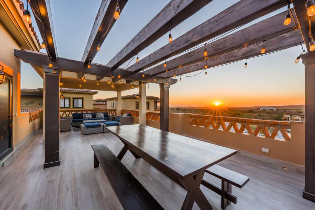 Los Cabos Mavila Baja lifestyle at its best! Experience luxury living in this stunning 3-bedroom, 2.5-bath penthouse in Cabo San Lucas. Featuring a spacious private rooftop with breathtaking ocean and golf course – Ocean & Sunset PH w Rooftop, Pacific, Pacific, BS