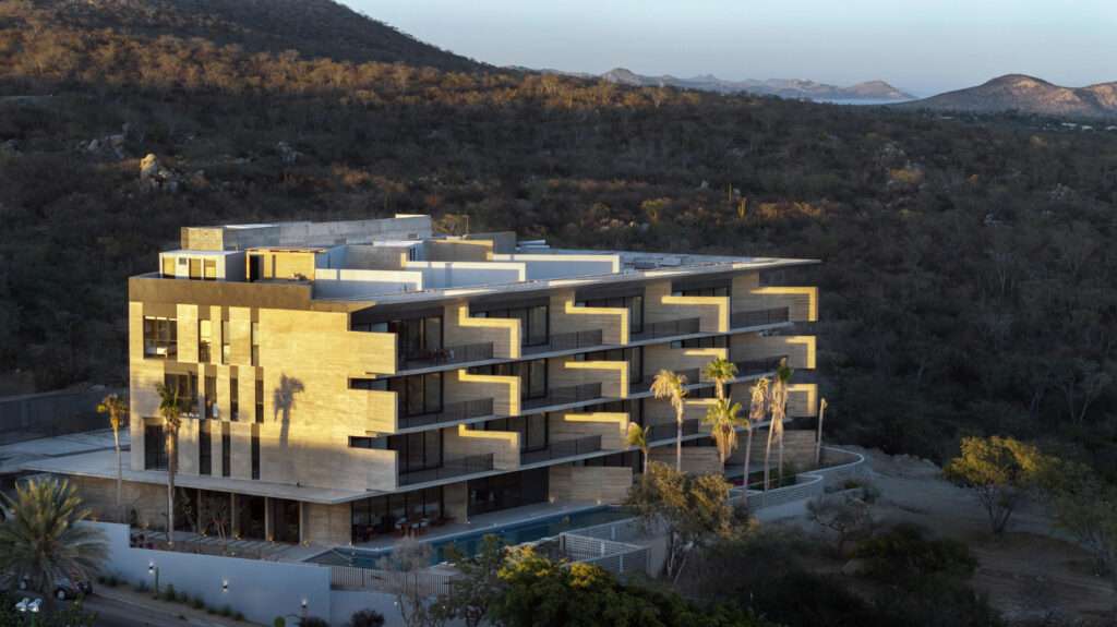 Los Cabos Or Cabo Boutique Residences 2 bedroom PH unit with private rooftop. OR is an award-winning, architect-designed residential project in the Cabo Corridor by Jacobo Micha (Archetonic), recipient of the BLT Built Design Award (2025). With only 25 residences, it offers a rare boutique living experience defined by privacy, quiet luxury, and architectural distinction. The fan-inspired design maximizes orientation, natural light, and – Or Boutique Residences, Cabo Corridor, Cabo Corridor, BS