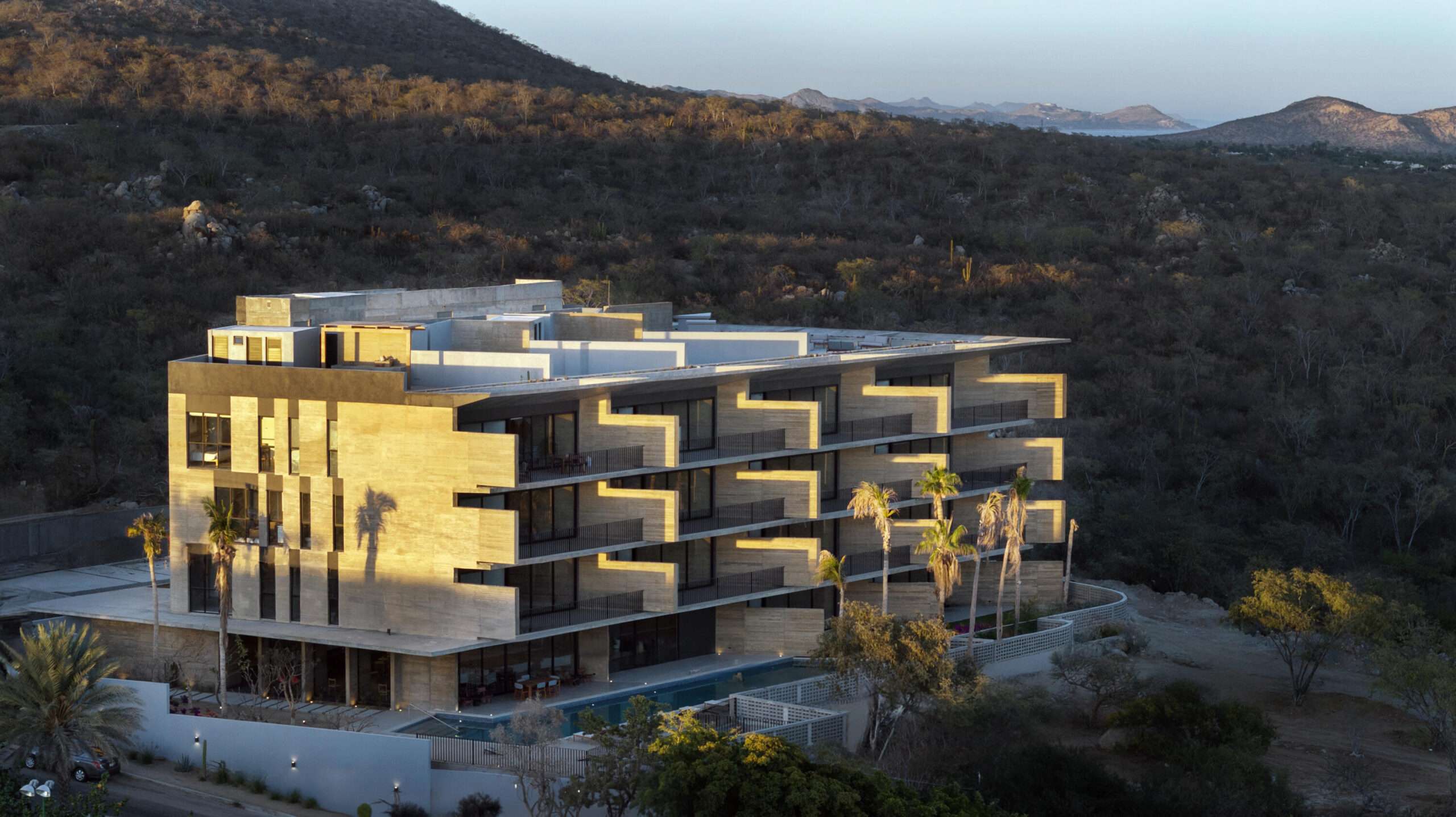 Los Cabos Or Cabo Boutique Residences 2 bedroom PH unit with private rooftop. OR is an award-winning, architect-designed residential project in the Cabo Corridor by Jacobo Micha (Archetonic), recipient of the BLT Built Design Award (2025). With only 25 residences, it offers a rare boutique living experience defined by privacy, quiet luxury, and architectural distinction. The fan-inspired design maximizes orientation, natural light, and for sale