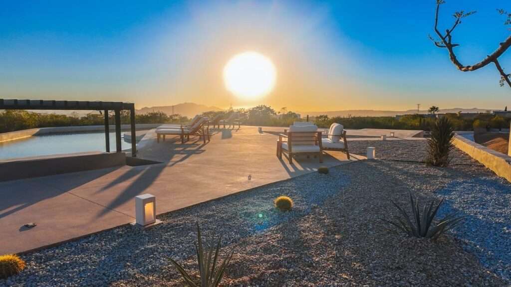 Los Cabos Monte Rocella Developer unit: Welcome to Monte Rocella, a planned master community in the heart of Tezal. This 2 bedroom 2 bathroom garden level condo with beautiful terrace has a private garden and a splash pool in terrace. The panoramic – SN W/ Splash pool, Cabo Corridor, BS