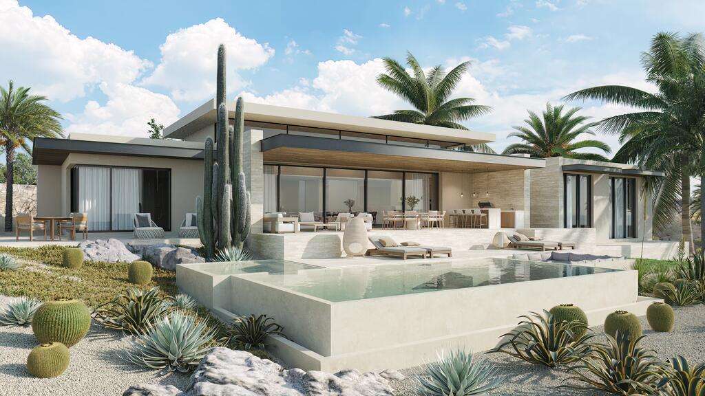 Los Cabos Pedregal Csl Villa Felicidad is a 5-bedroom, 5.5-bath residence in Pedregal that combines scale, location, and proven income potential. Set just minutes from the main gate and within walking distance to the marina, it offers effortless access to Cabo's best dining and nightlife while maintaining privacy. The home features a private pool, expansive terraces, and panoramic marina – Camino del Patron, Cabo San Lucas, BS